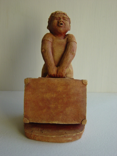 Photo de la sculpture Comme elle est lourde