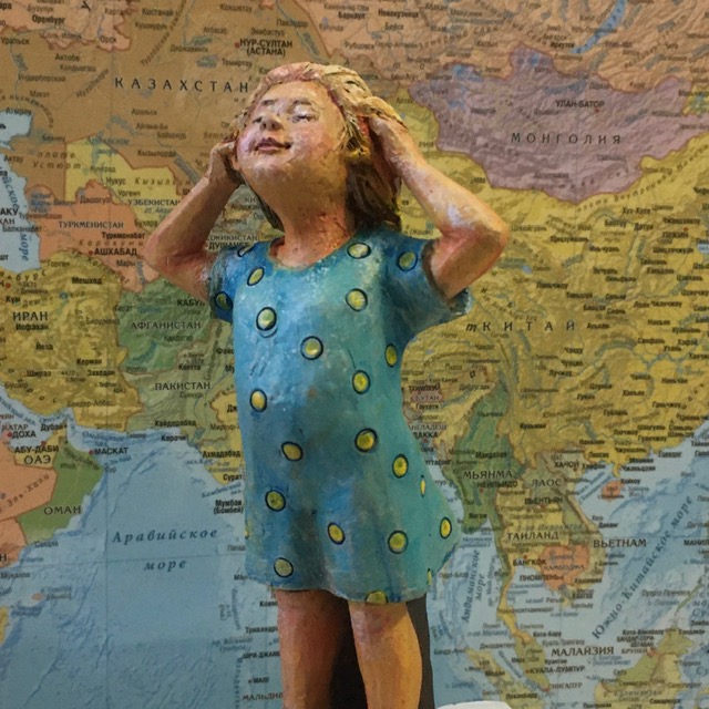 Photo de la sculpture Comment il est beau ce monde