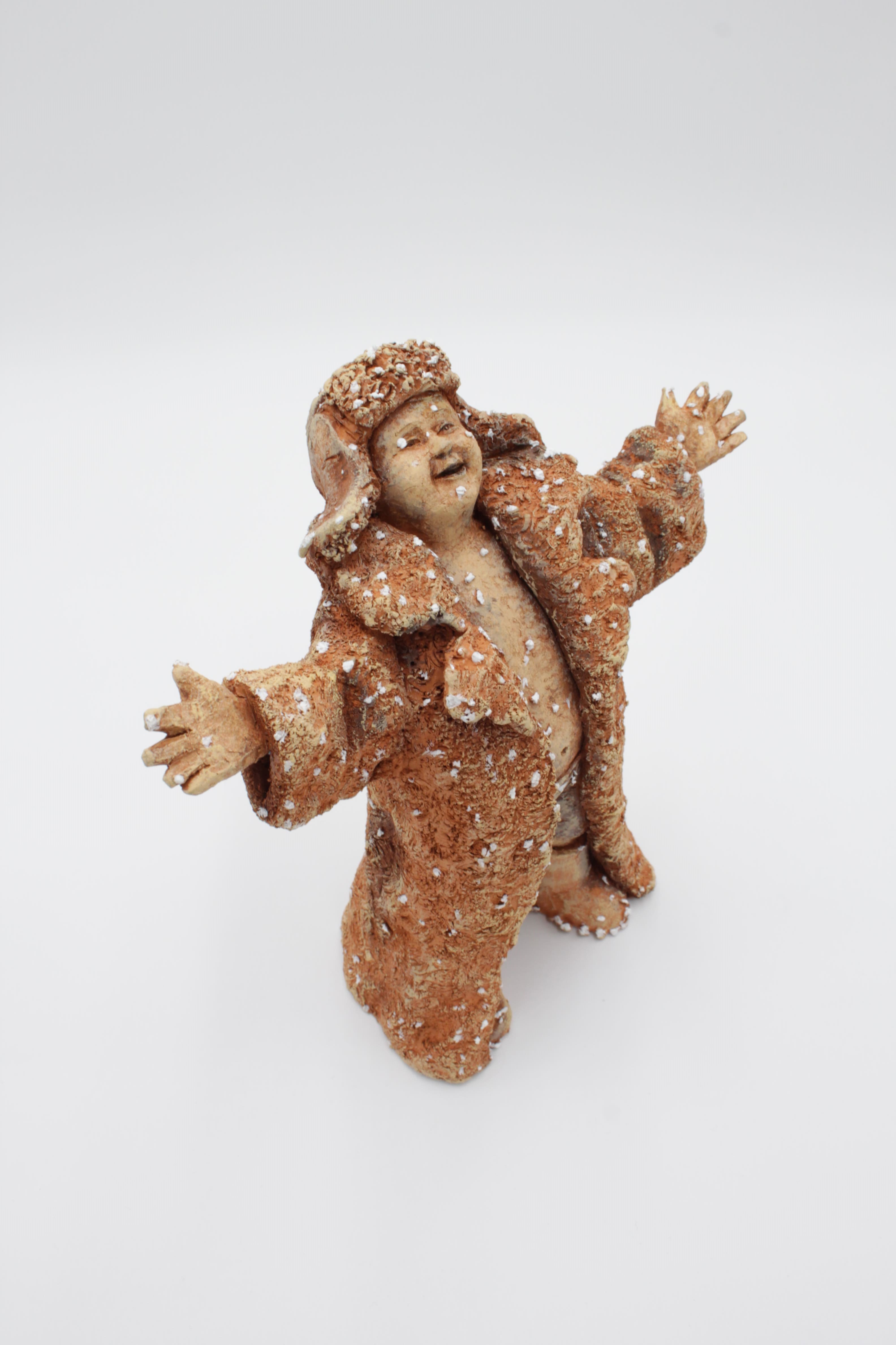 Photo de la sculpture Enfin il neige!