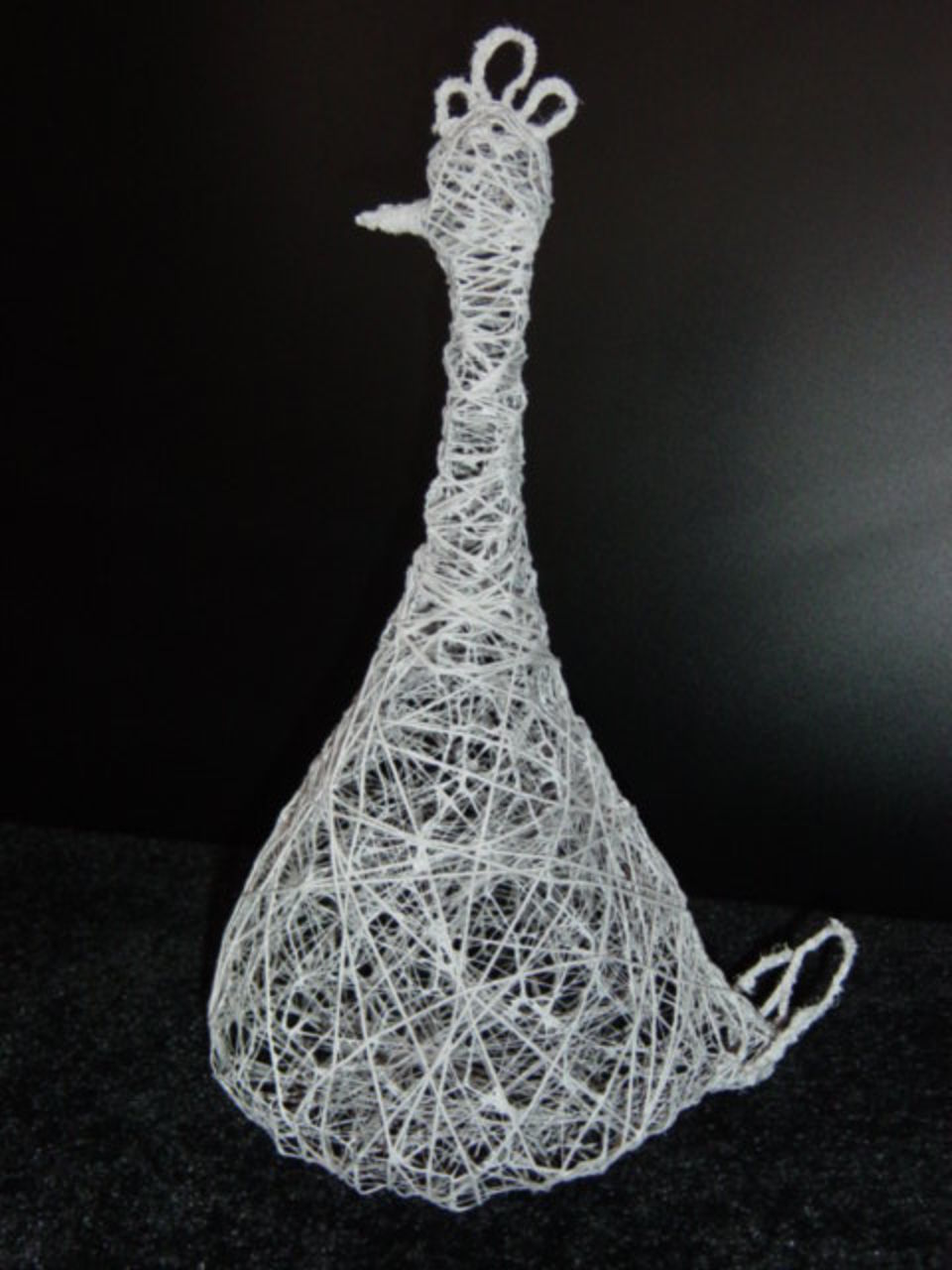Photo de la sculpture Poule blanche